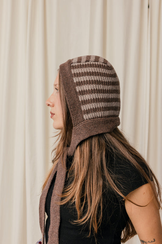 Striped Frances Bonnet
