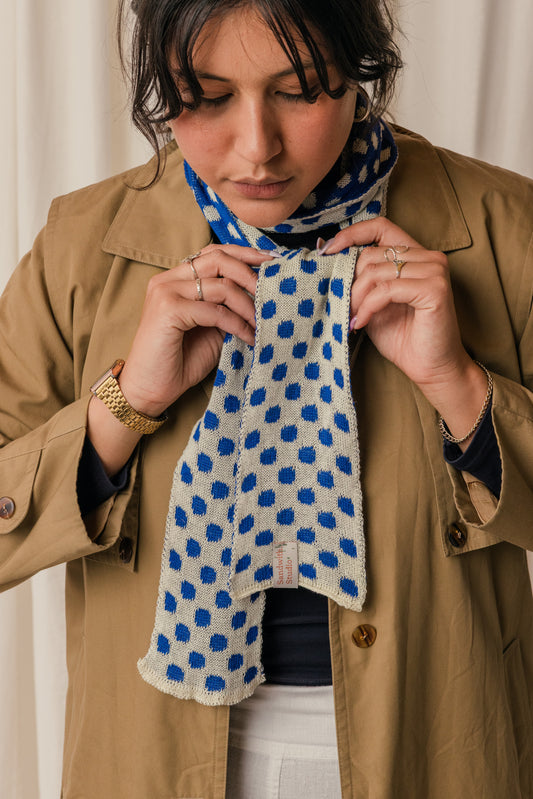 Dotty Cotton Scarf